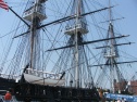 USS Constitution starboard rigging