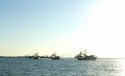 Shrimping boats at Hell Gate